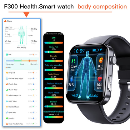 Spark & Surprises™ Smart Fitness Watch – Bluetooth Call, Health Monitoring & 7-Day Battery