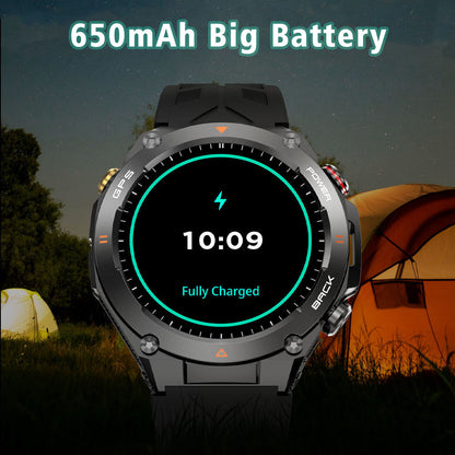 SENBONO GPS Smart Watch for Men – 1.45″ HD Display, Built-In GPS & AI Voice