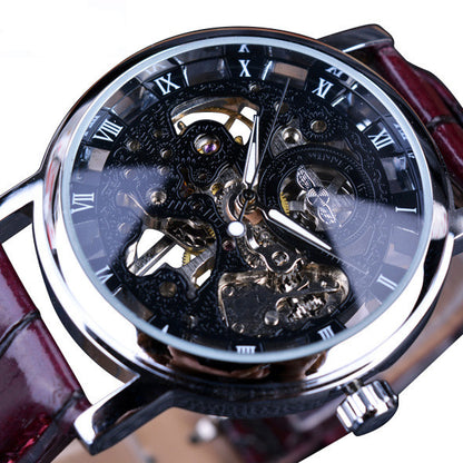 Spark & Surprises™ Classic Mechanical Men’s Watch – Magnetic Metal Design