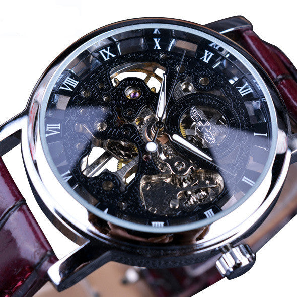 Spark & Surprises™ Classic Mechanical Men’s Watch – Magnetic Metal Design