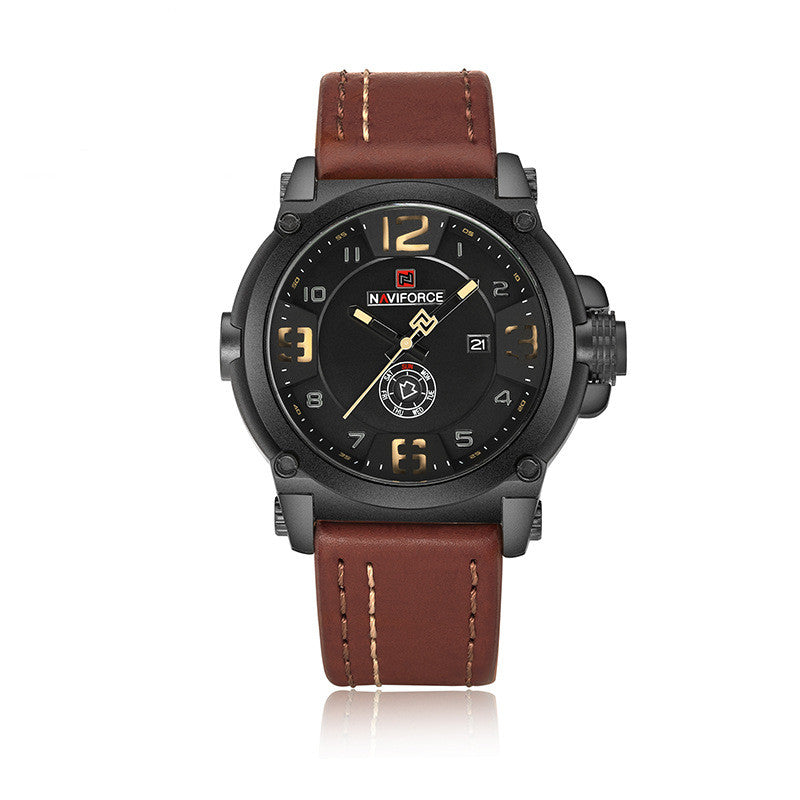Spark & Surprises™ Luxury Quartz Men’s Watch – Waterproof Calendar Edition
