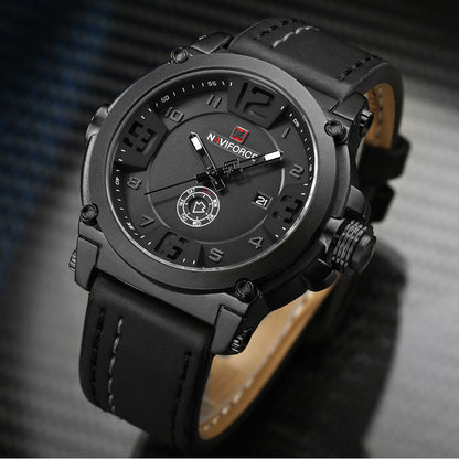 Spark & Surprises™ Luxury Quartz Men’s Watch – Waterproof Calendar Edition