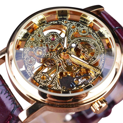 Spark & Surprises™ Classic Mechanical Men’s Watch – Magnetic Metal Design