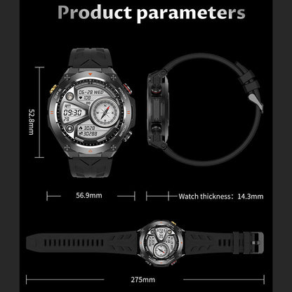 SENBONO GPS Smart Watch for Men – 1.45″ HD Display, Built-In GPS & AI Voice
