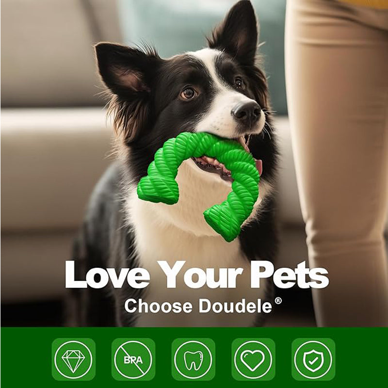 Spark & Surprises™ Horseshoe Dog Chew Toy for Aggressive Chewers
