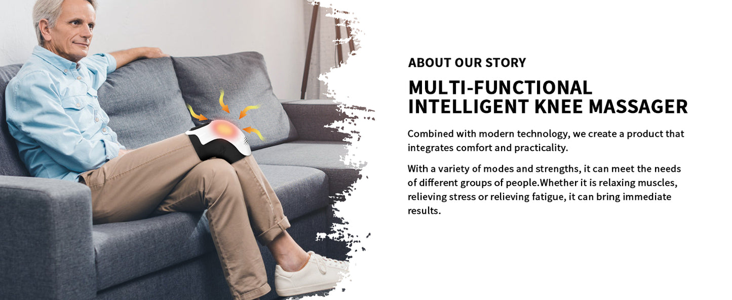 Spark & Surprises™ Smart Heated Knee Massager – Electric Pain Relief Therapy