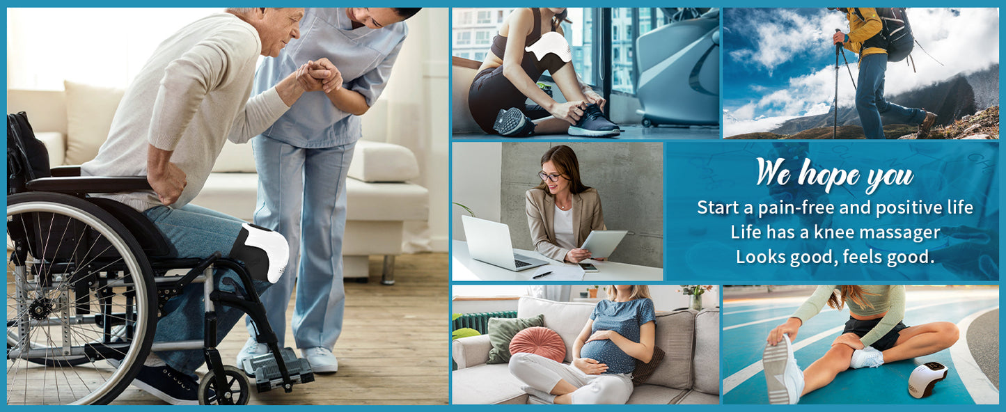 Spark & Surprises™ Smart Heated Knee Massager – Electric Pain Relief Therapy