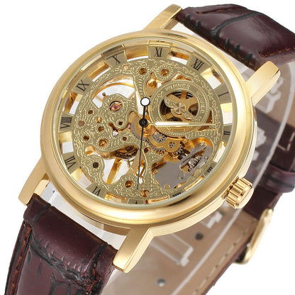 Spark & Surprises™ Classic Mechanical Men’s Watch – Magnetic Metal Design