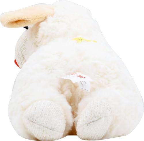 Spark & Surprises™ Plush Lamb Squeaky Toy for Dogs (10”)