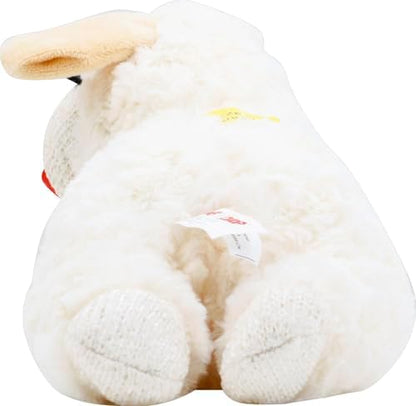 Spark & Surprises™ Plush Lamb Squeaky Toy for Dogs (10”)