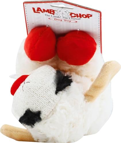 Spark & Surprises™ Plush Lamb Squeaky Toy for Dogs (10”)