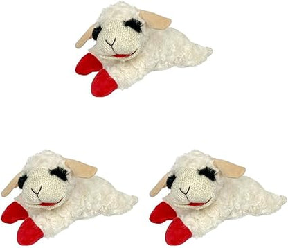 Spark & Surprises™ Plush Lamb Squeaky Toy for Dogs (10”)