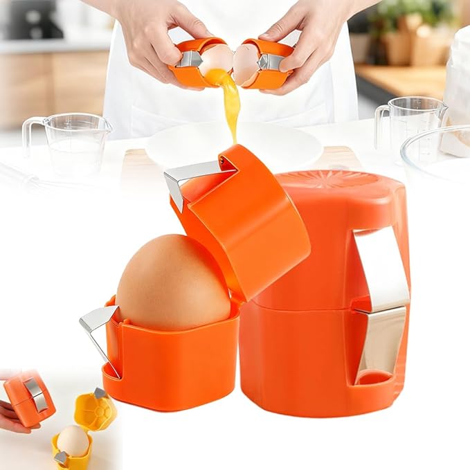 Spark & Surprises™ EasySnap Egg Opener – Mess-Free Egg Cracker (3-Pack)