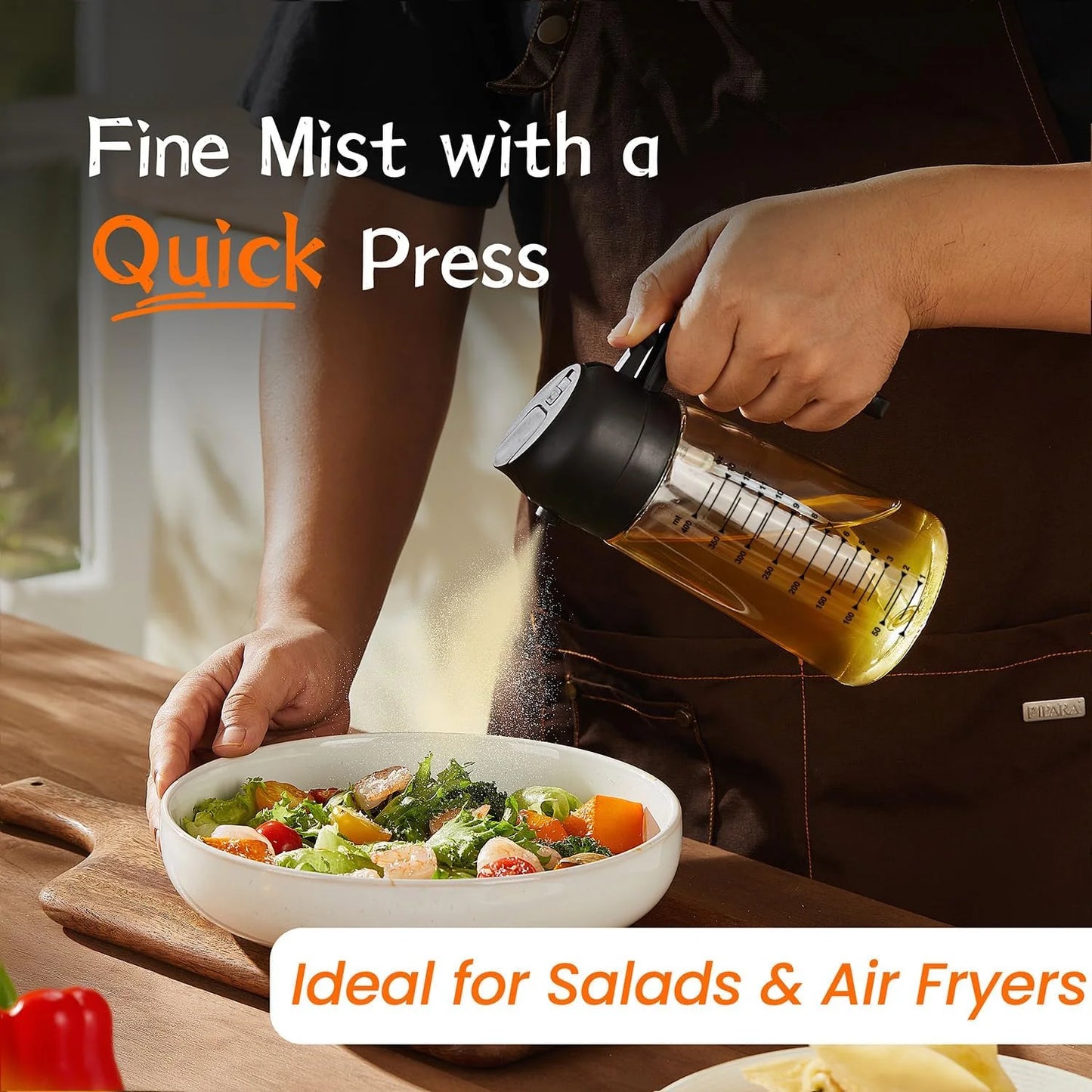SparkAndSurprises™ 2-in-1 Olive Oil Sprayer & Dispenser – 16oz