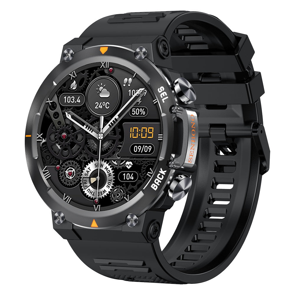MAX18 Men’s Smartwatch – AMOLED 1.43″, Bluetooth Calls & AI Voice