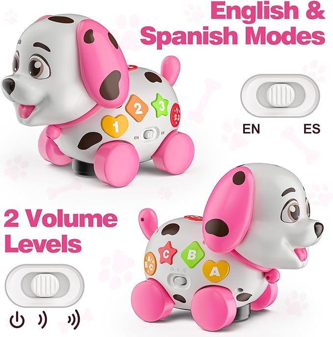 Spark & Surprises™ 3-in-1 Musical Puppy Learning Toy (Bilingual)