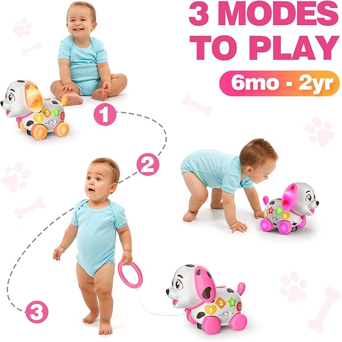Spark & Surprises™ 3-in-1 Musical Puppy Learning Toy (Bilingual)