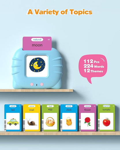 Spark & Surprises™ Talking Flash Cards – Montessori Learning for Toddlers