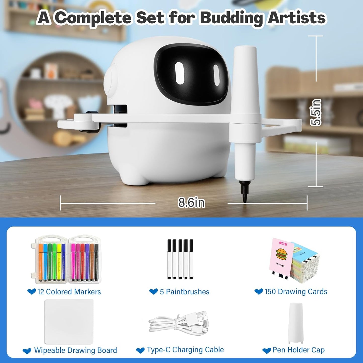 Spark & Surprises™ Interactive Drawing Robot for Kids