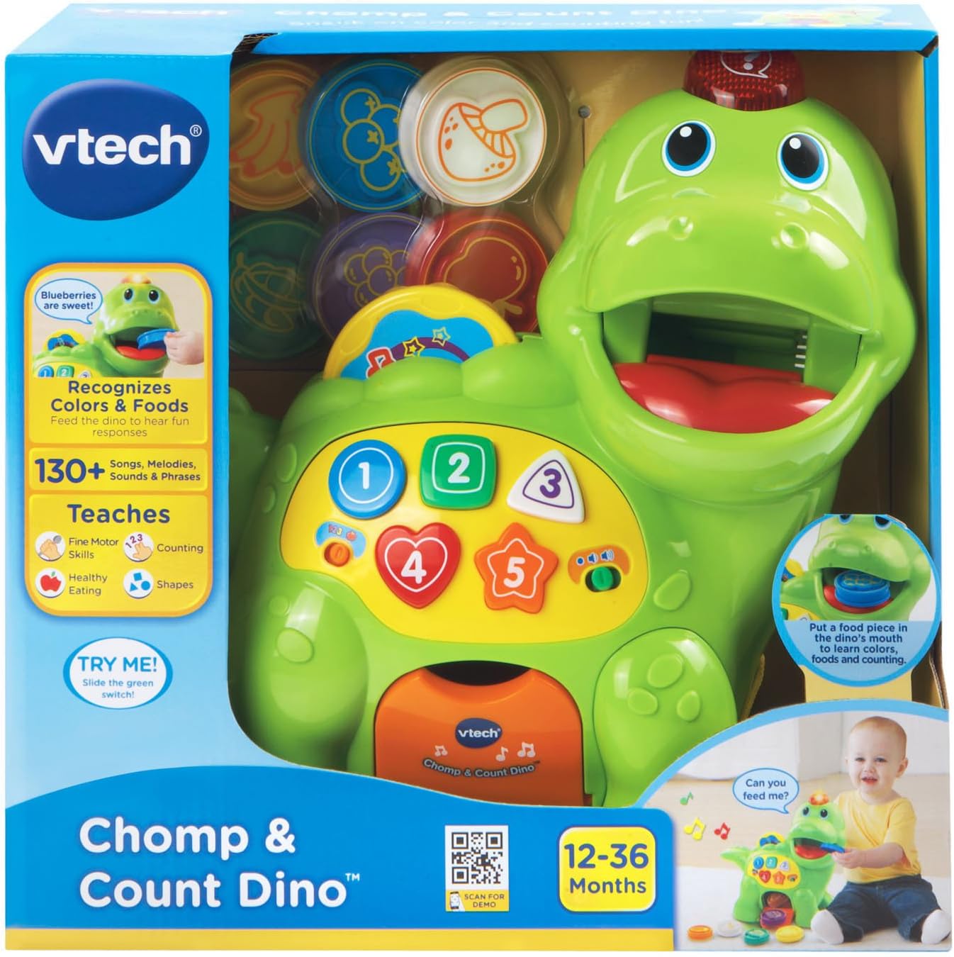 Spark & Surprises™ Chomp & Count Dino Learning Toy