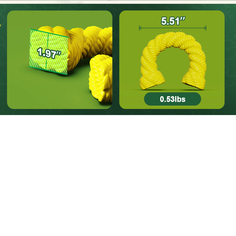 Spark & Surprises™ Horseshoe Dog Chew Toy for Aggressive Chewers