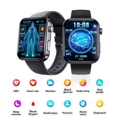 Spark & Surprises™ Smart Fitness Watch – Bluetooth Call, Health Monitoring & 7-Day Battery