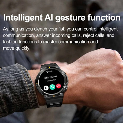 MAX18 Men’s Smartwatch – AMOLED 1.43″, Bluetooth Calls & AI Voice
