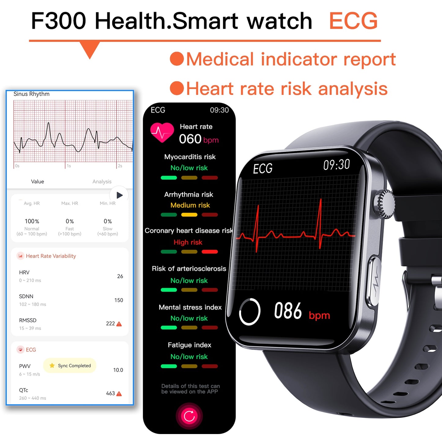 Spark & Surprises™ Smart Fitness Watch – Bluetooth Call, Health Monitoring & 7-Day Battery