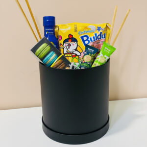 K-Drama & K-Food Pink Delight Basket