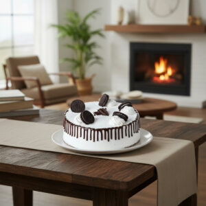 Creamy Oreo Ice Cream Cake