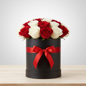 Romantic Rose Box – White & Red Edition