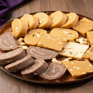 Sweet Indulgence – Patisa Assortment with Bright Blooms