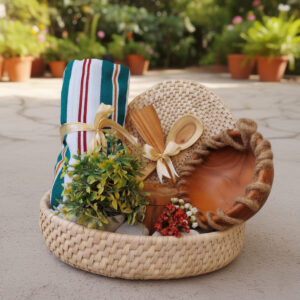 Neutral-Toned Hostess Gift Basket