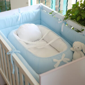 Pastel Blue – Soft Baby Lounger