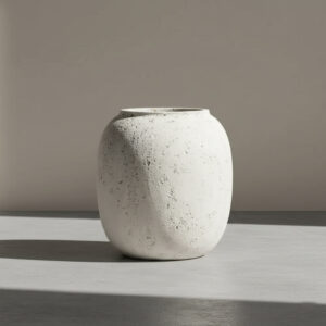 Travertine Aspen Vase