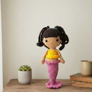 Zoya, the Graceful Crochet Mermaid