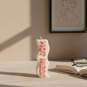 Quote Mold Candle – Hot Mess