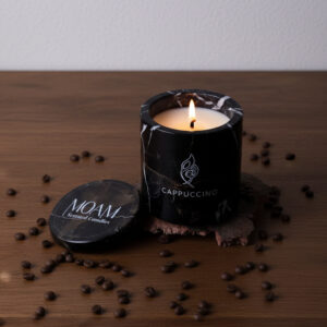 MOAM Aromatic Cappuccino Marble Candle