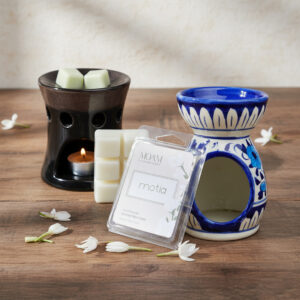 Serenity Collection – Ceramic Diffuser & Wax Cubes