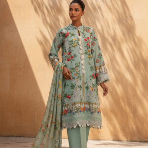 Sana Safinaz Lawn Collection – M252-004B-CI – Unstitched 3 Piece