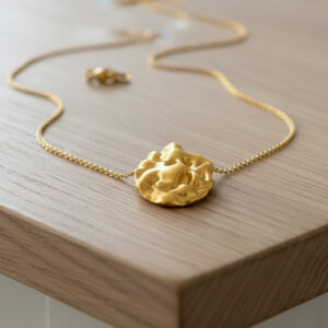 Minimal Nirvana Gold Pendant