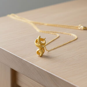 Moksha Inspired Gold-Plated Pendant
