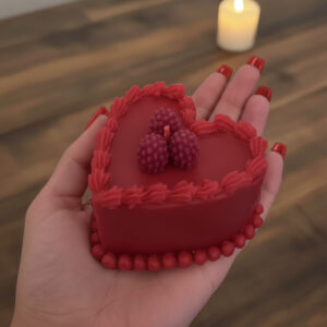 Heart-Shaped Bento Candle