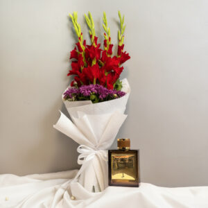 For Him – Zarar with Elegant Purple Bouquet