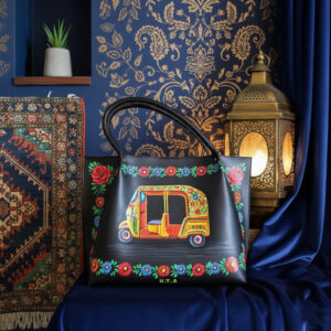 Artisan Rickshaw Hand-Painted Tote Bag
