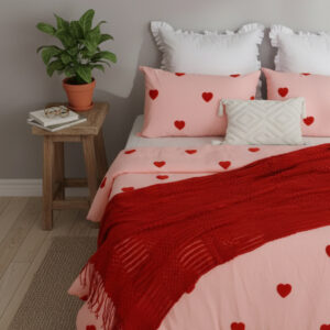 Heart Tuft Duvet Set