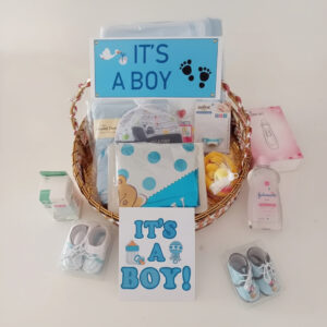 Baby Boy Bliss Basket – Soft & Sweet