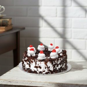 2lb Black Forest Cake & New Year Mug Gift Set