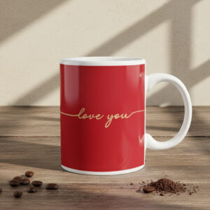 Love You Celebration Mug + Chocolate Fudge Cake (2lbs)
