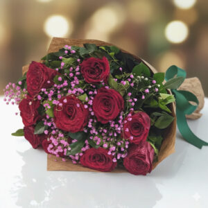 Eternal Love Bouquet – Red Roses